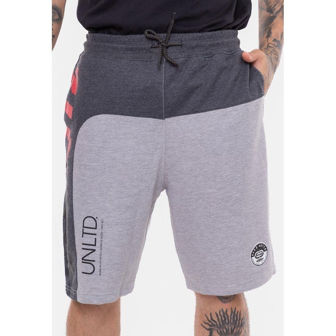 Bermuda Ecko Moletom Road - Masculina - Foto 1