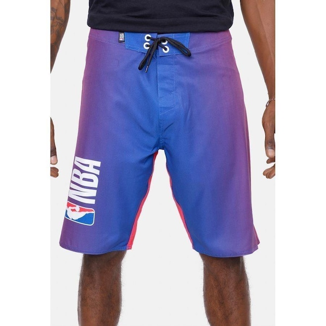 Bermuda Boardshort NBA Gradient - Masculina - Foto 1