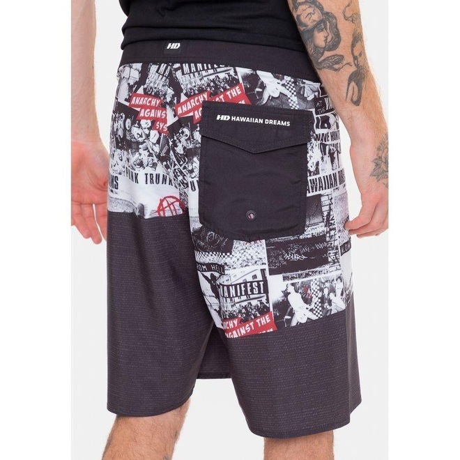 Bermuda Boardshort HD Anarchy - Masculina - Foto 1