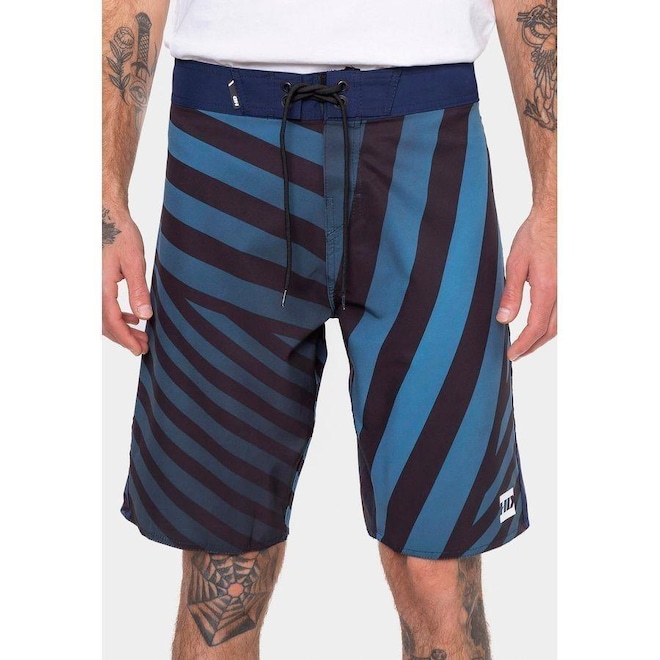 Bermuda Boardshort HD Punk Stripes - Masculina - Foto 1