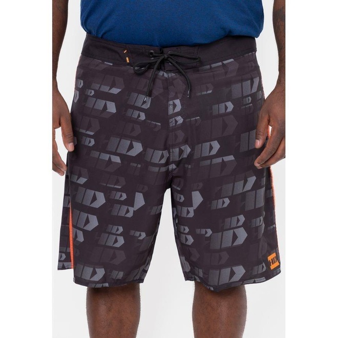Bermuda Boardshort HD Plus Size Sucess - Masculina - Foto 1