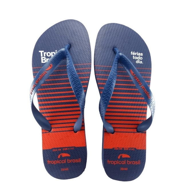 Chinelo Tropical Brasil - Unissex - Foto 1