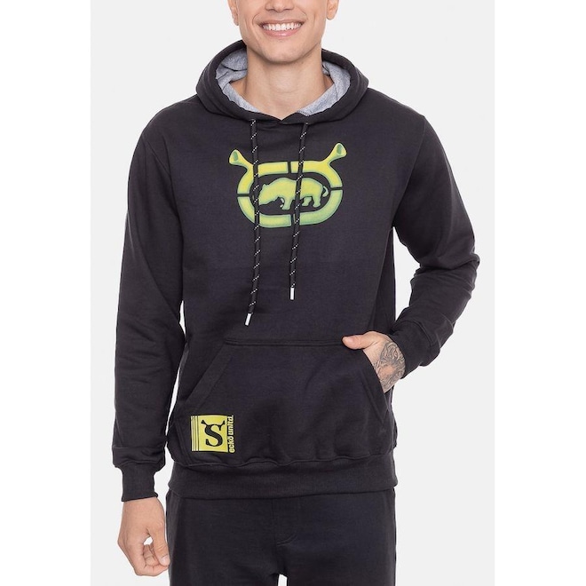 Blusão de Moletom com Capuz Ecko Green - Masculino - Foto 1