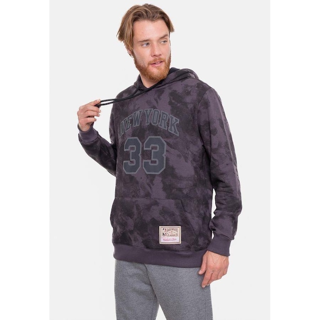 Blusão De Moletom Mitchell & Ness Name And Number Patrick Ewing - Masculino - Foto 1