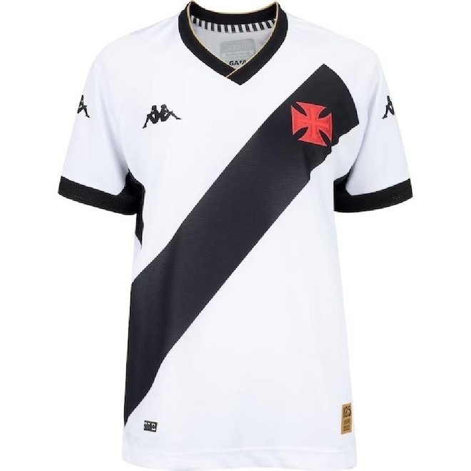 Camisa do Vasco Kombat Away Player 23 Kappa - Infantil - Foto 1