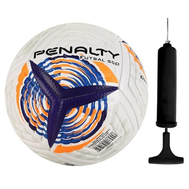 Bola de Futsal Penalty Tornado Xxii + Bomba De Ar - Foto 1