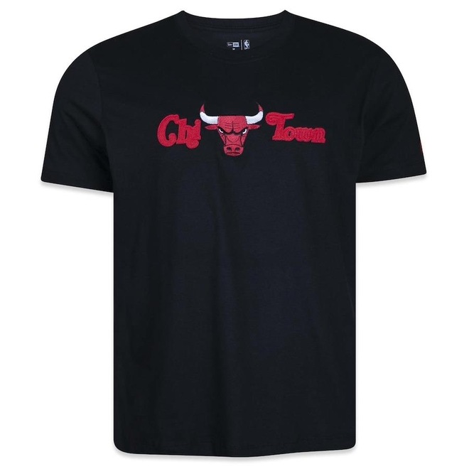 Camiseta New Era Nba Chicago Bulls Core - Masculina - Foto 1