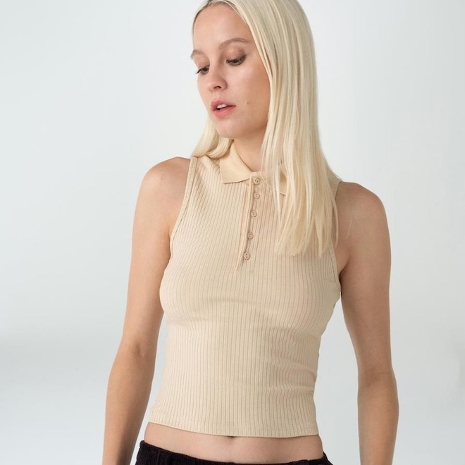 Camiseta Regata Fila F-Box Polo - Feminina - Foto 1