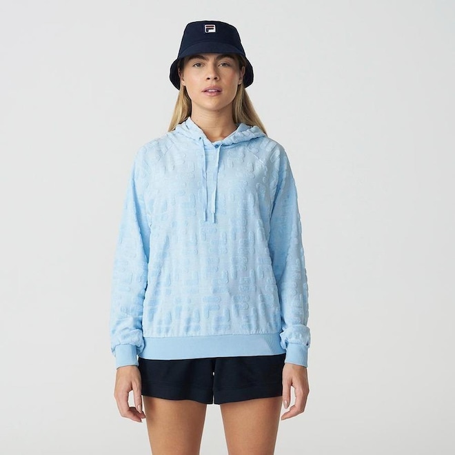 Blusão com Capuz Fila Raynon - Feminino - Foto 1