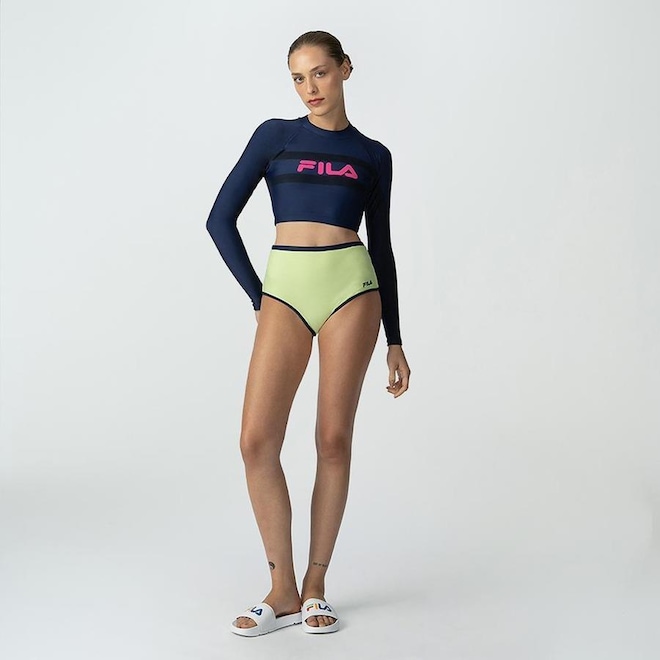 Sunquini Bottom Fila Acqua Tape - Feminino - Foto 1