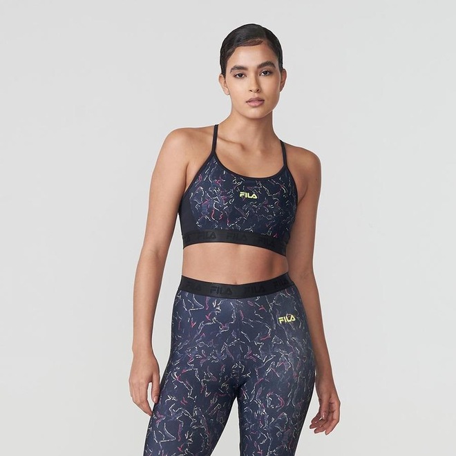 Top Fitness Fila Train Elastic Ii - Feminino - Foto 1