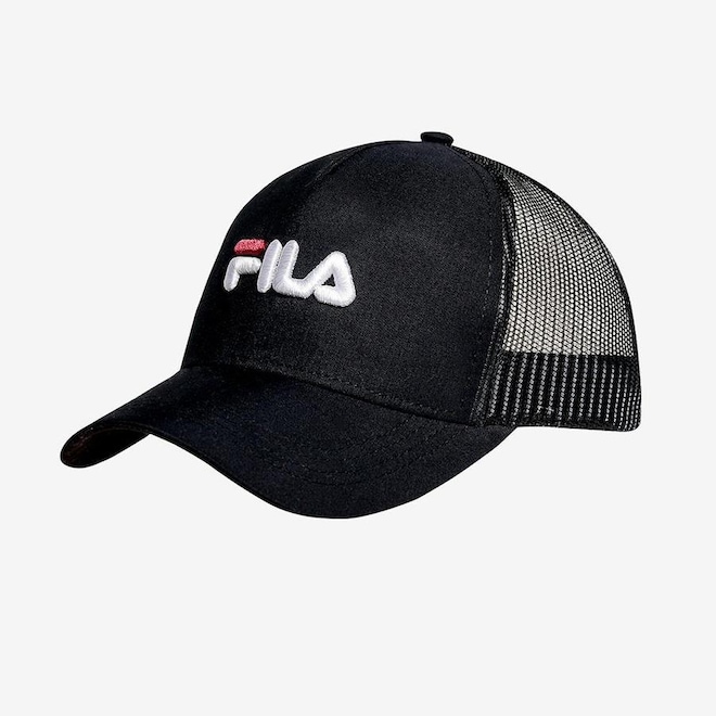 Boné Aba Curva Fila Trucker - Snapback - Unissex - Foto 1