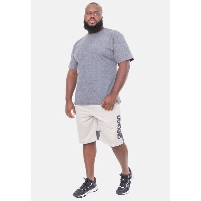 Bermuda Onbongo Moletom Plus Size - Masculina - Foto 1