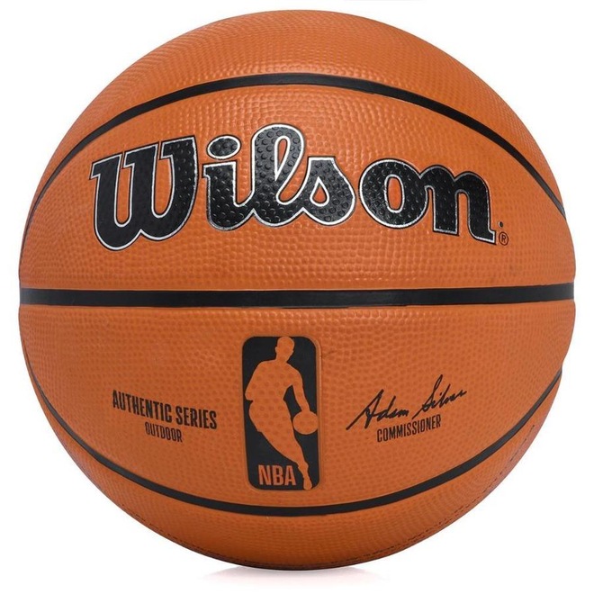 Bola de Basquete Wilson Nba Authentic Series Outdoor Tam 7 - Foto 1