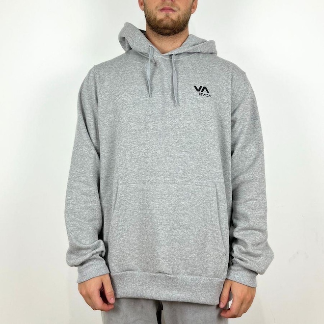 Blusão de Moletom com Capuz Rvca Essential - Masculino - Foto 1