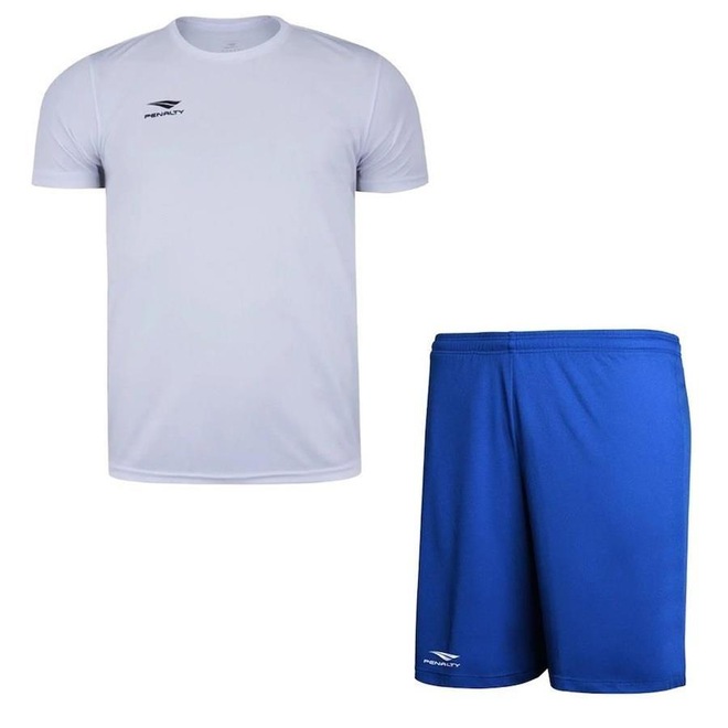 Kit de Futebol Penalty X: Camiseta + Calção Plus Size - Masculino - Foto 1