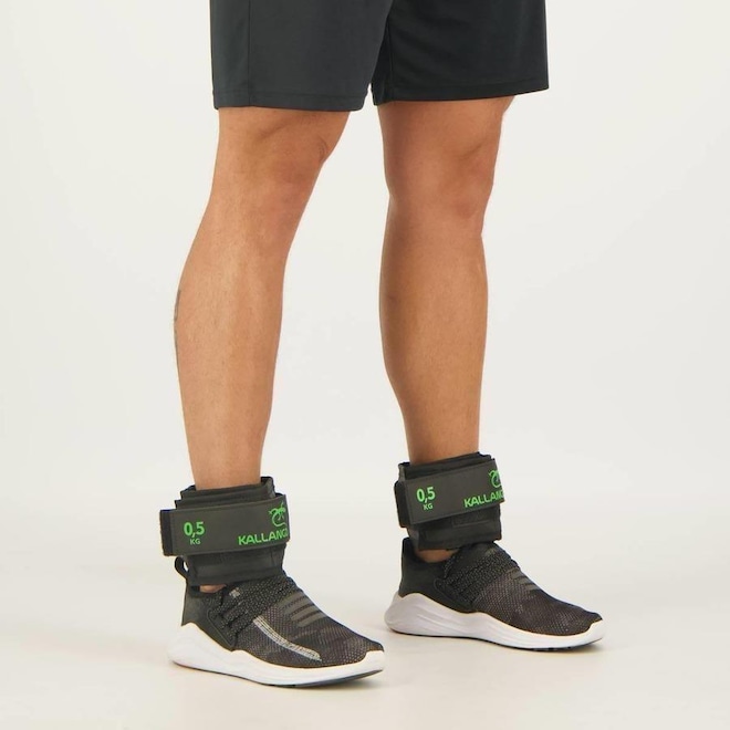 Caneleira de Peso Kallango Emborrachada - 0,5Kg - Foto 1