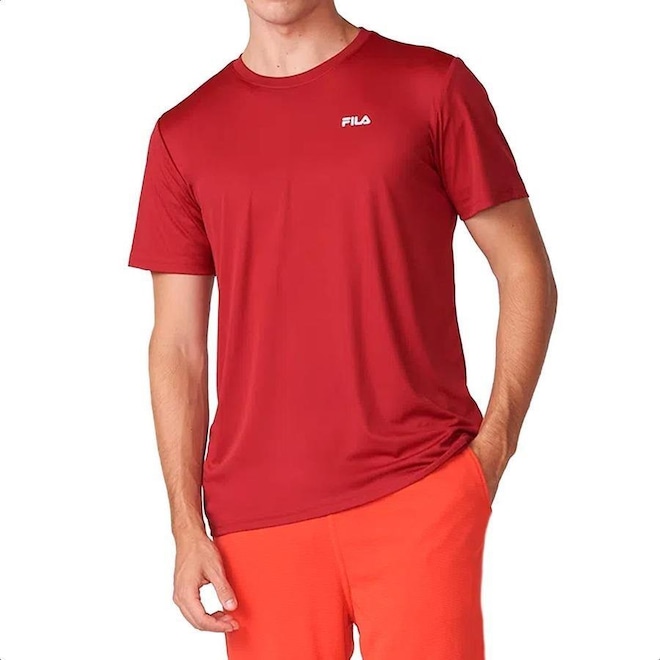 Camiseta Fila Basic Sports Polygin - Masculina - Foto 1