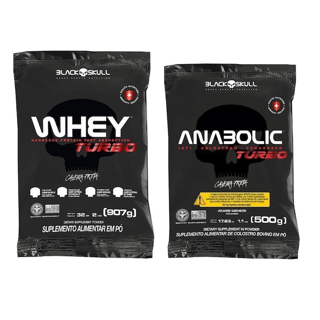 Anabolic Black Skull Colostro + Whey Turbo - Foto 1