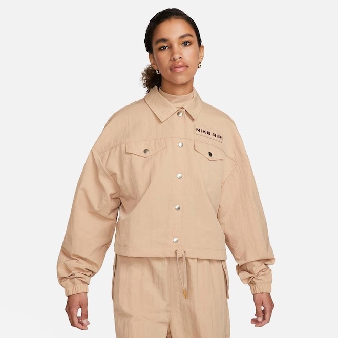 Jaqueta Nike Sportswear Air Woven - Feminina - Foto 1