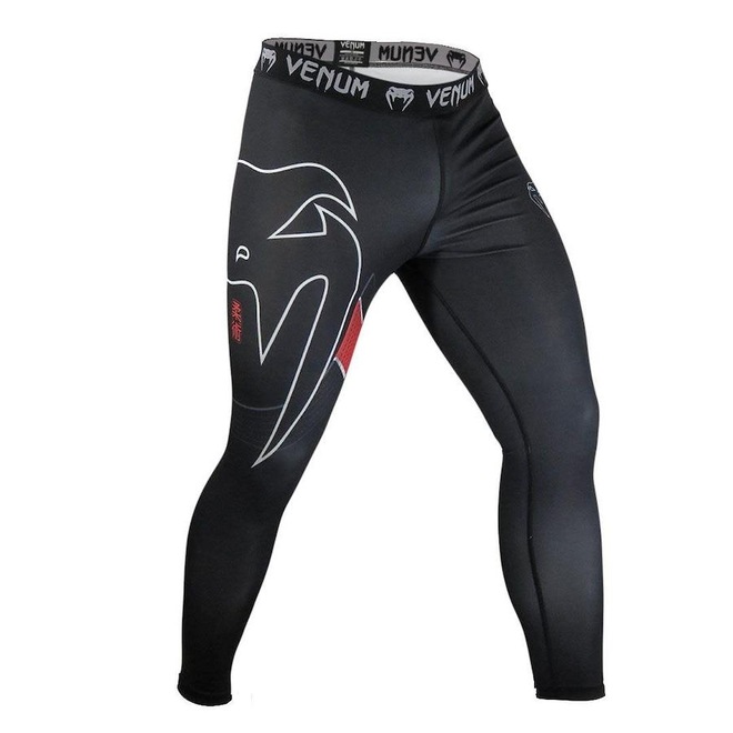 Calça Compressão Venum Belt Dark - Masculina - Foto 1