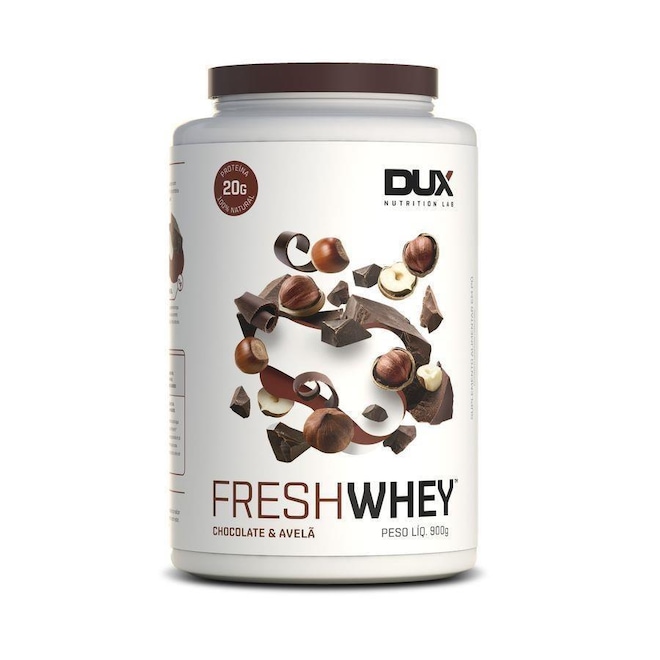 Whey Chocolate e Avelã - Pote 900G - Dux Nutrition - Foto 1