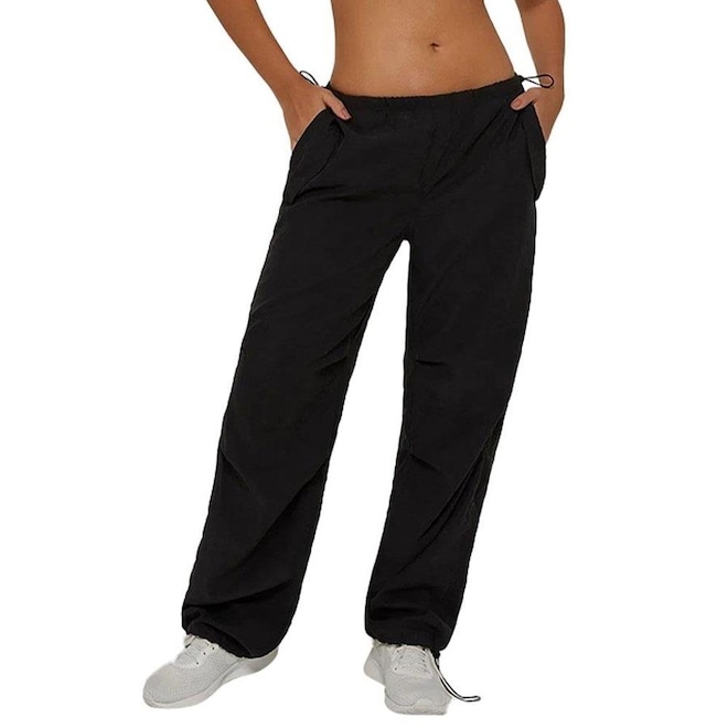 Calça Alto Giro Cupro - Feminina - Foto 1