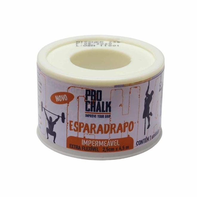 Esparadrapo Pro Chalk Impermeável 2,5Cm X 4,5M - Foto 1