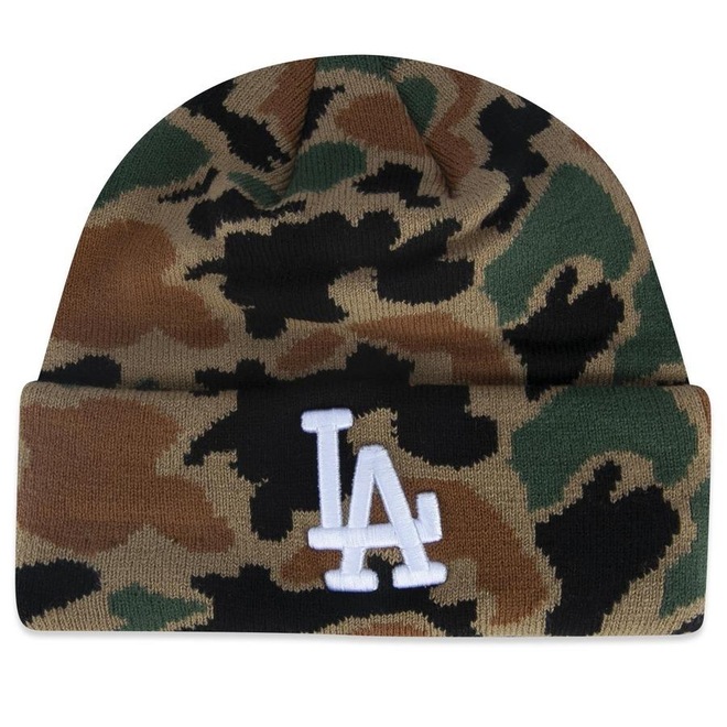 Gorro New Era Los Angeles Dodgers Camuflado Core - Masculino - Foto 1