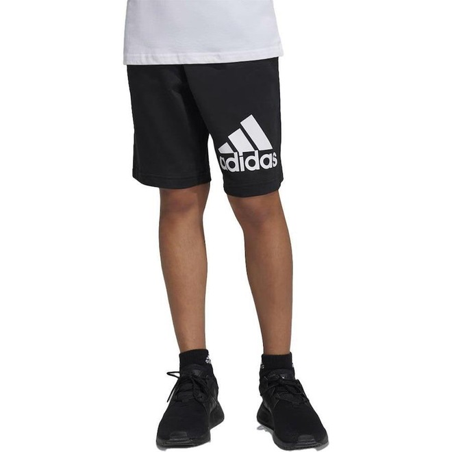 Bermuda adidas Bl Short - Infantil - Foto 1