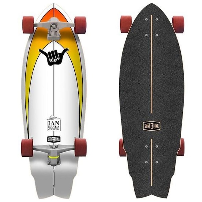 Skate Simulador de Surf Surfeeling Hang Loose Ian Gouveia - Foto 1