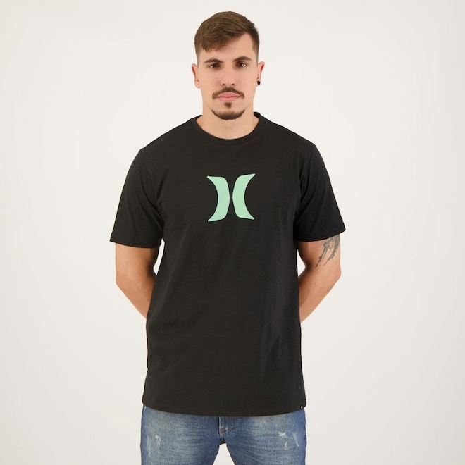 Camiseta Hurley Icon Logo - Masculina - Foto 1