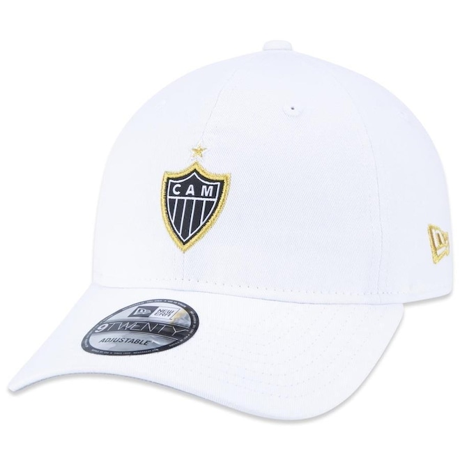 Boné Aba Curva New Era 9Twenty Futebol Atletico Mineiro - Strapback - Adulto - Foto 1