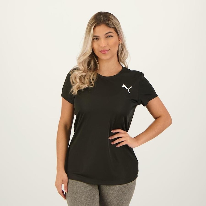 Camiseta Puma Active Logo - Feminina - Foto 1
