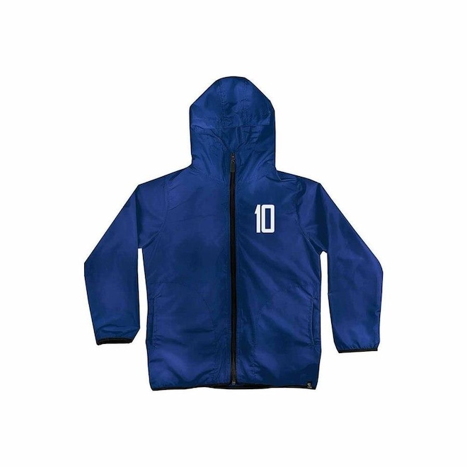 Jaqueta Corta Vento com Capuz Wss Light Time 10 - Infantil - Foto 1
