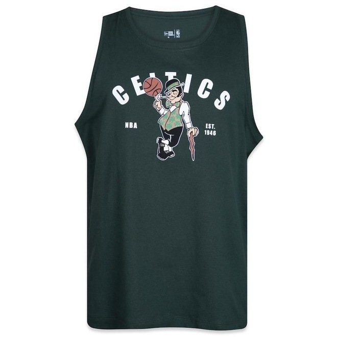 Camiseta Regata New Era Nba Boston Celtics Golf Culture - Masculina - Foto 1
