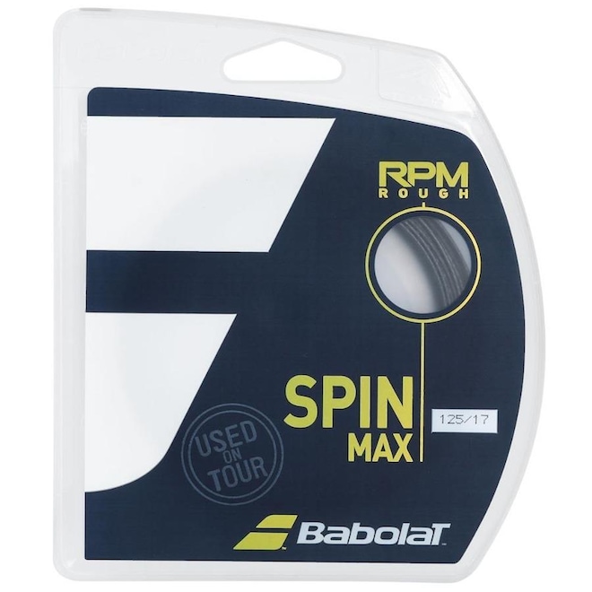 Corda para Raquete de Tênis Babolat Rpm Rough 17L 1.25Mm Set Individual - Foto 1