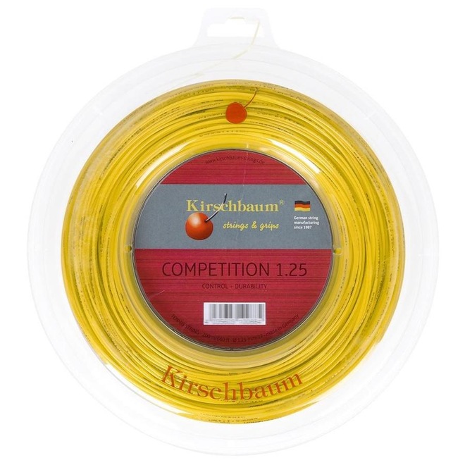 Corda para Raquete de Tênis Kirschbaum Competition 17L 1.25Mm Rolo com 200 Metros - Foto 1