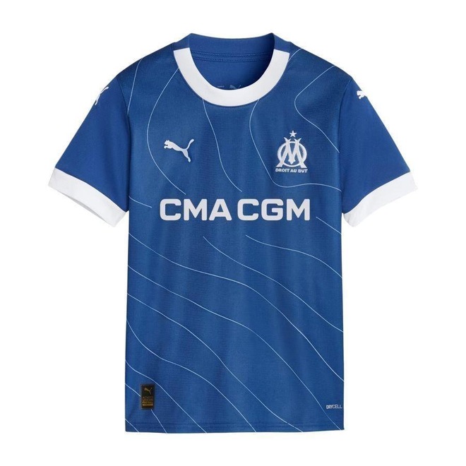 Camisa Olympique de Marseille 23/24 Away Puma - Infantil - Foto 1