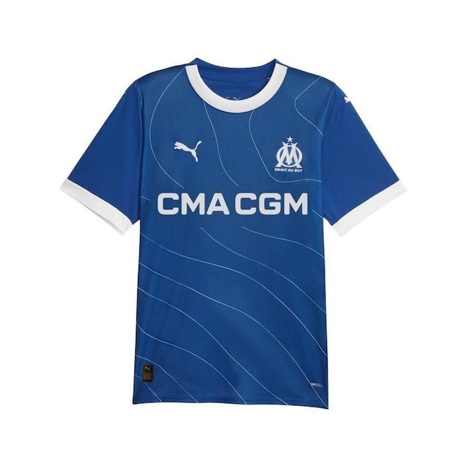 Camisa Olympique de Marseille 23/24 Away Puma - Masculina - Foto 1