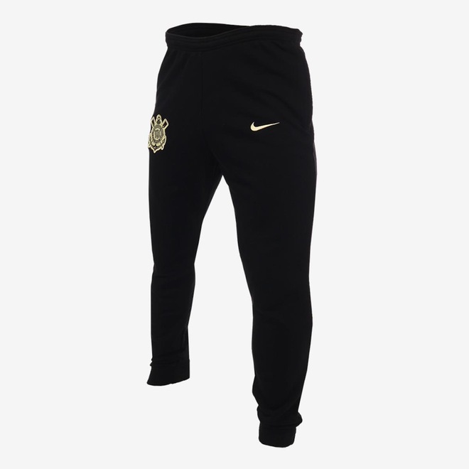 Calça Corinthians Nike Fleece III - Masculina - Foto 1