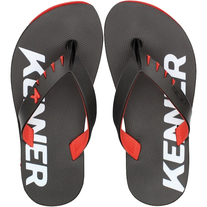 Chinelo Kenner Red Kids - Infantil - Foto 1