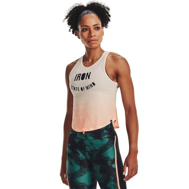 Camiseta Regata Under Armour Project Rock State Of Mind Tank - Feminina - Foto 1
