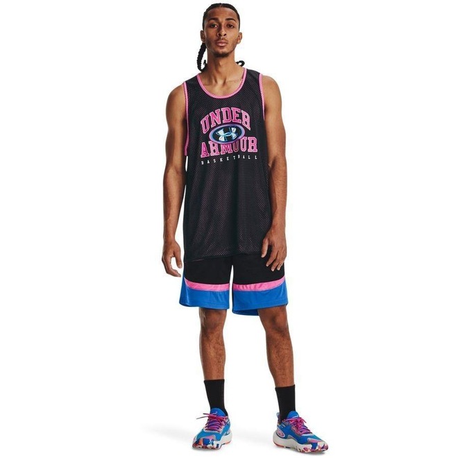 Camiseta Regata Under Armour Baseline Reversível Jersey - Masculina - Foto 1