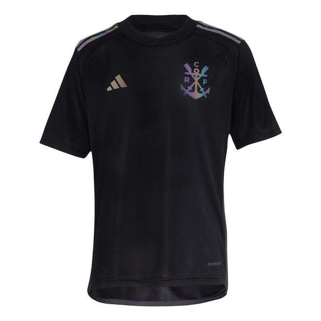Camisa Flamengo Iii 23/24 adidas - Infantil - Foto 1