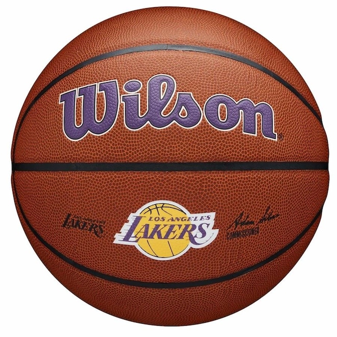 Bola de Basquete Wilson NBA Los Angeles Lakers T Allianc - Foto 1