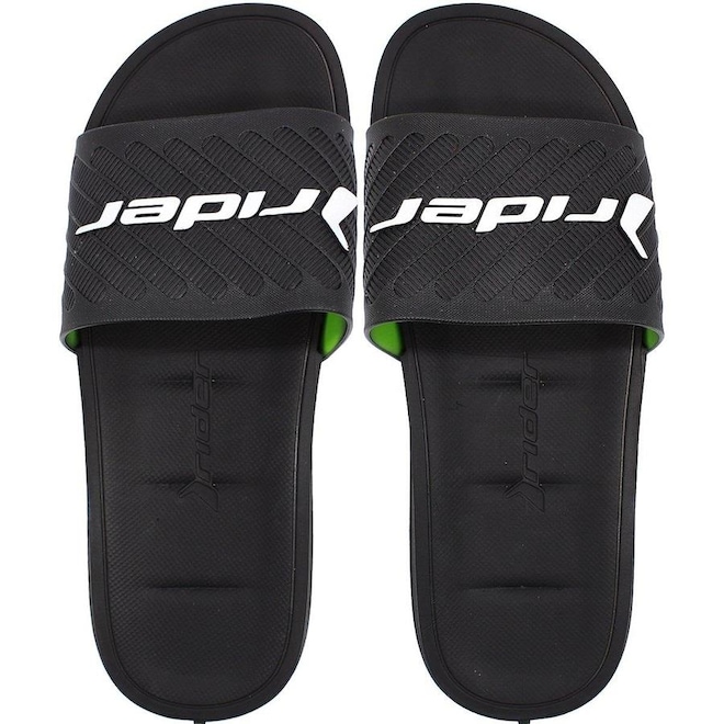 Chinelo Rider Free Ii Tira Grossa Slide - Masculino - Foto 1
