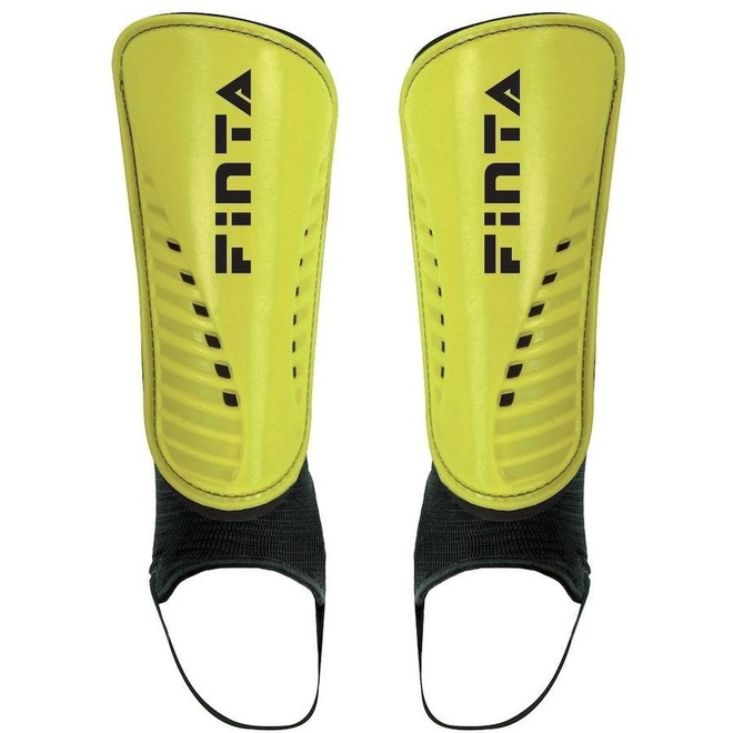 Caneleira de Futebol Finta Fúria com Tornozeleira - Adulto - Foto 1