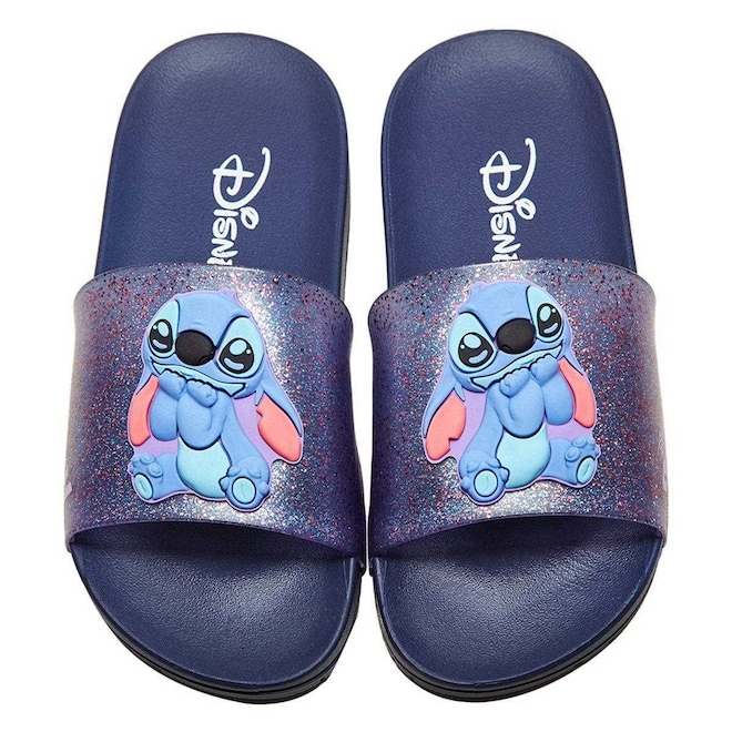 Chinelo Grendene Disney Mania Gaspea Slide - Infantil - Foto 1