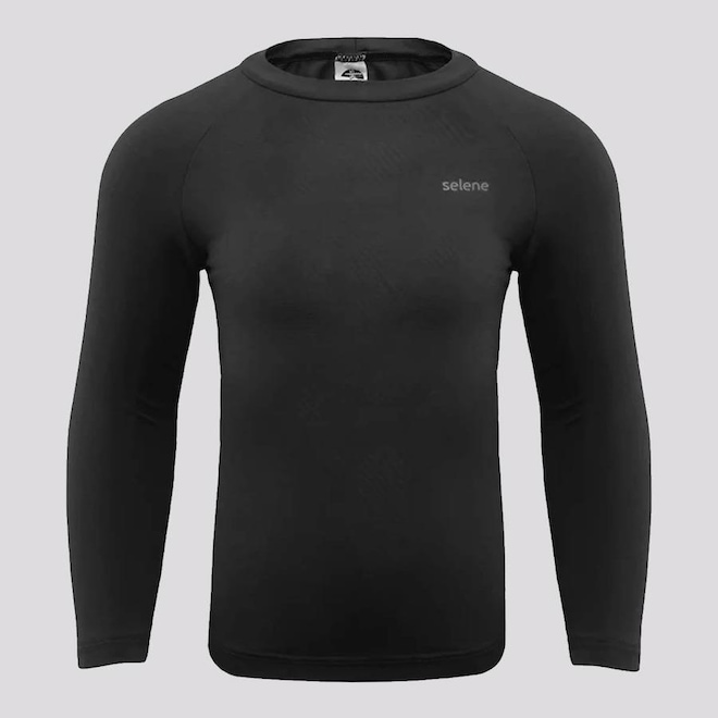 Camiseta Selene Manga Longa Proteção Uv50+ - Infantil - Foto 1